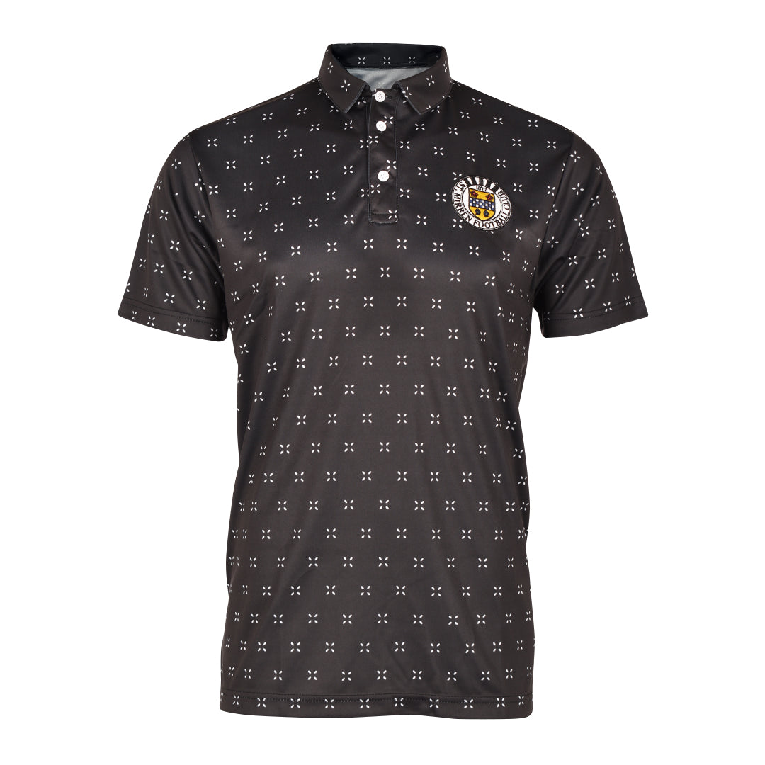 Black golf shirt best sale