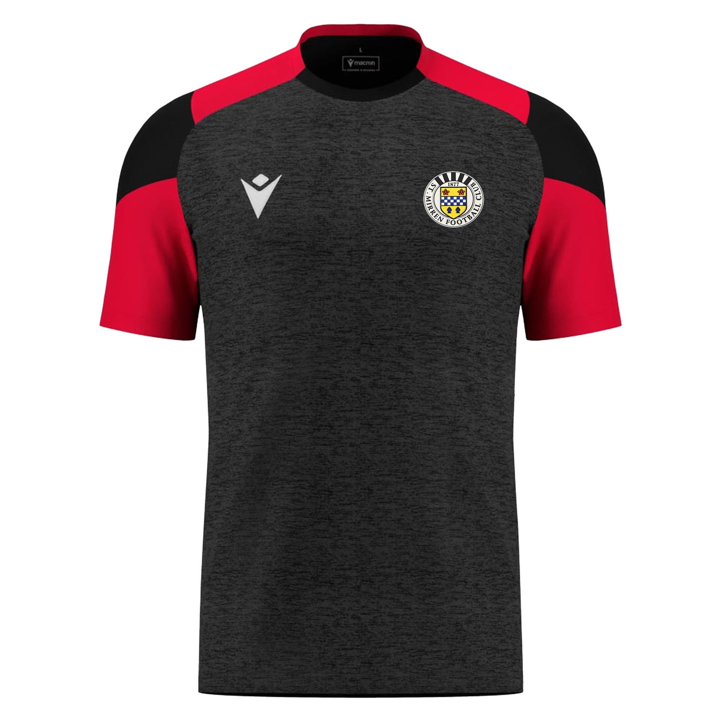 Jnr SMFC 24/25 Training T-Shirt Black|Red