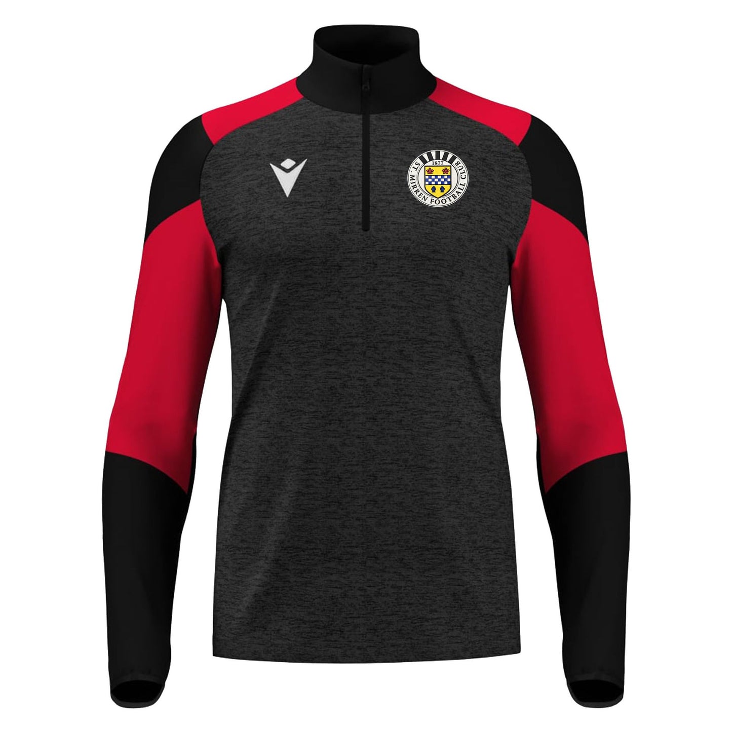 Jnr SMFC 24/25 Pro Training 1/4 Zip Black|Red