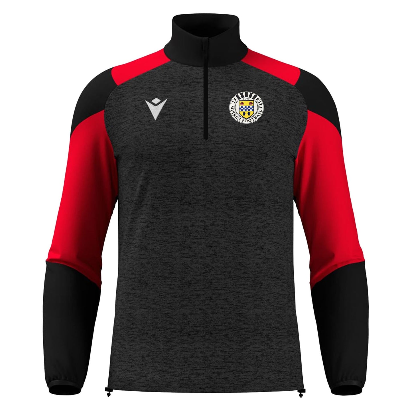 Jnr SMFC 24/25 Team 1/4 Zip Black|Red