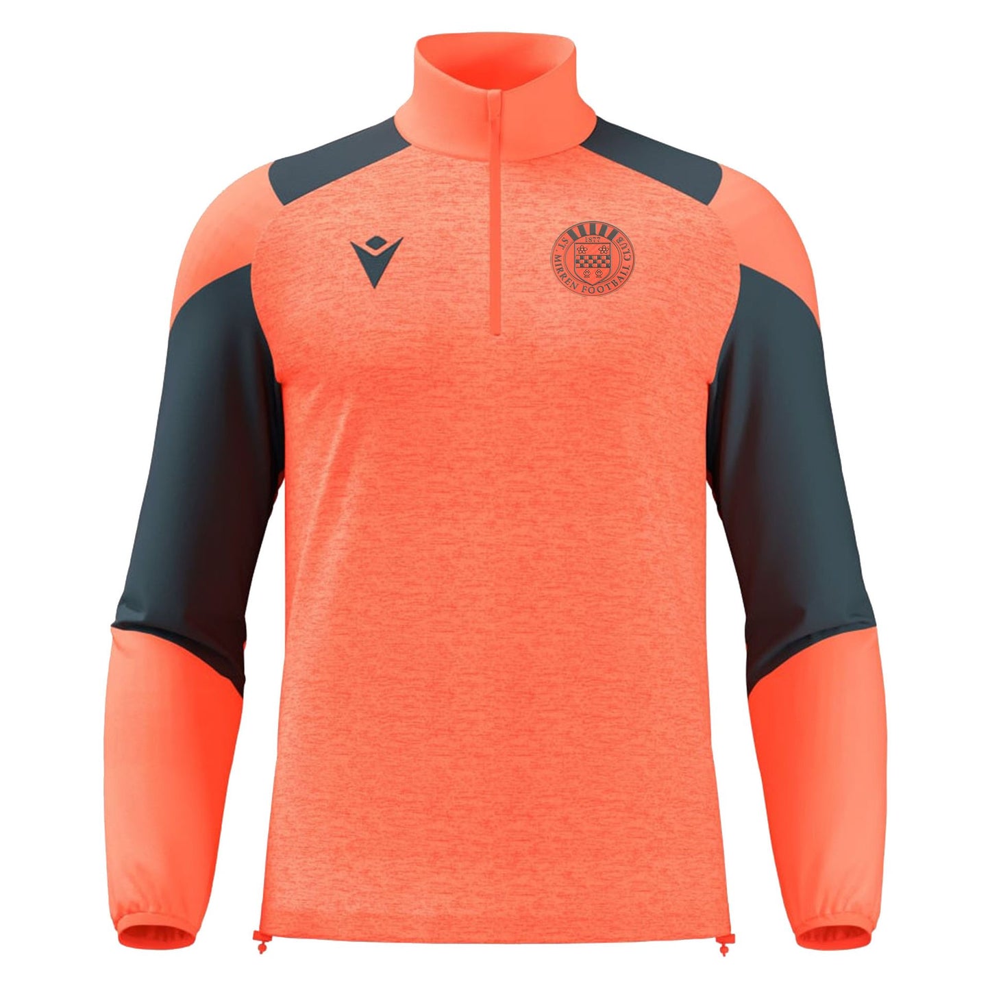 Jnr SMFC 24/25 Team 1/4 Zip Coral|Anthracite