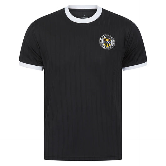 Jnr SMFC Retro Style T-Shirt Black|White